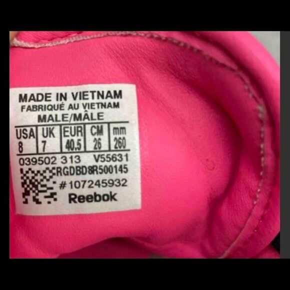 Reebok T-RAWW Tyga Cheetah Rare Limited Edition Hot Pink Shoes V55631 Mens 8 - Picture 7 of 14